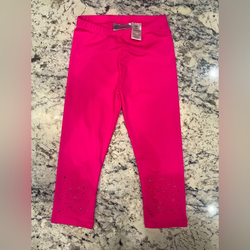 🩰 Girls hot pink leggings
